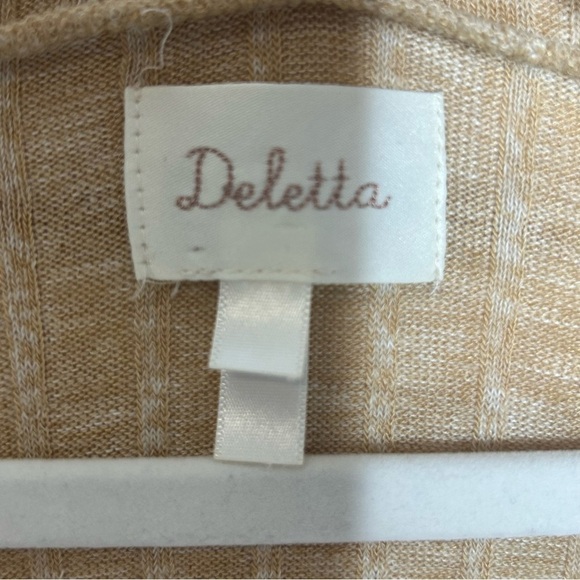 Anthropologie Deletta Ribbed V-Neck High Low Knit Tunic - Picture 10 of 15